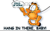 Cat Hanging In There Clipart Image
