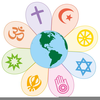 Religious Diversity Clipart Image