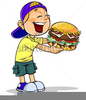 Sandwich And Chips Clipart Image
