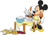 Disney Characters Cooking Clipart Image