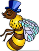 Free Clipart Honey Bees Image