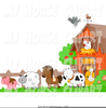 Free Clipart Of A Cartoon Barn Image