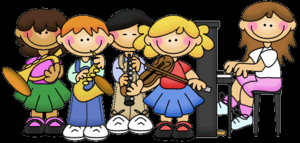 Music Classroom Clipart Image