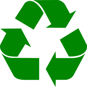 Large Green Recycle Symbol Clip Art