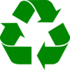 Large Green Recycle Symbol Clip Art