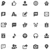 Social Media Icons Retina Image