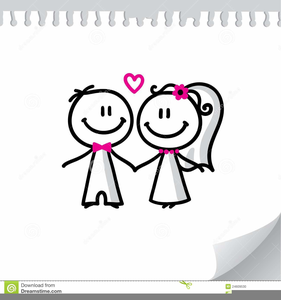Wedding Couple Cartoons | Free Images at  - vector clip art  online, royalty free & public domain