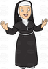 Catholic Nun Clipart Image