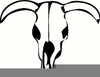 Free Cow Skull Clipart Image