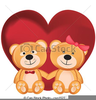 Bear Heart Clipart Image
