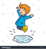 Boy Jumping Free Clipart Image