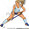 Free Clipart Field Hockey Player Image