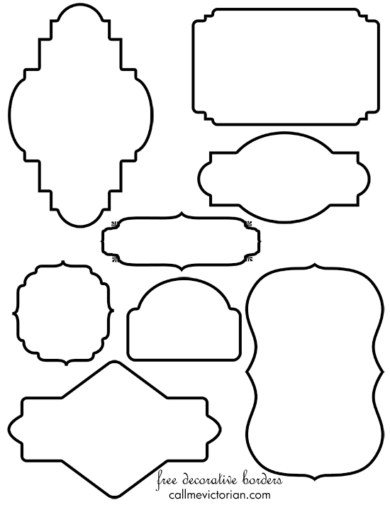 free clip art borders for labels - photo #14