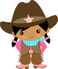 Free Clipart Of Cowgirls Image