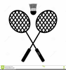 Badminton Racket Clipart Image