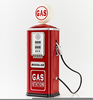 Vintage Gas Pump Clipart Image