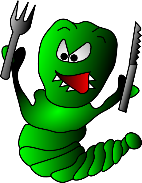 cartoon worms clip art free - photo #40