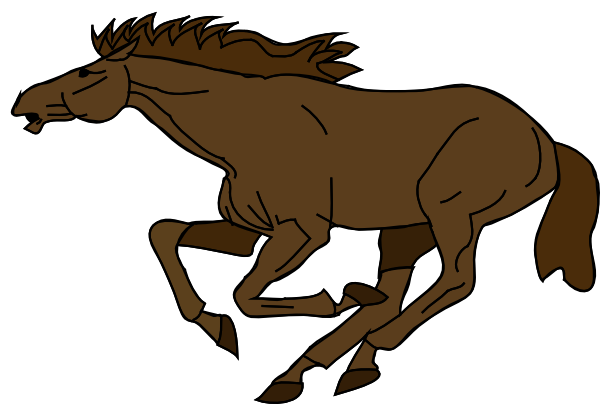 clipart running horse - photo #2