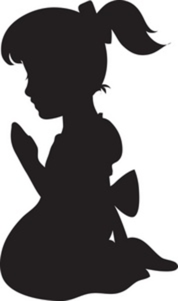 free clipart little girl praying - photo #8