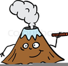 Volcano Crater Clipart Image