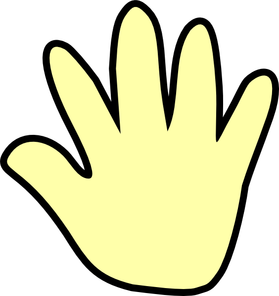 cartoon hands clipart - photo #1