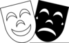 Free Drama Mask Clipart Image
