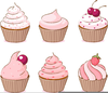 Free Cupcake Clipart Black And White Image