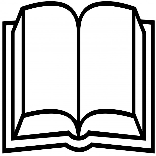 open book silhouette clip art - photo #17