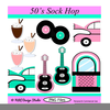 Sock Hop Clipart Image