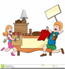 Kids Yard Sale Clipart Image