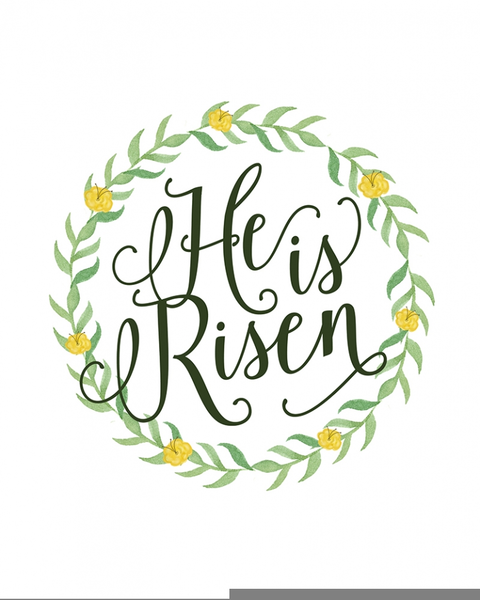 Easter He Is Risen Clipart | Free Images at Clker.com - vector clip art online, royalty free ...