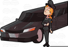 Limo Driver Clipart Image