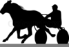 Harness Racing Clipart Image
