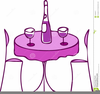 Dinner For Two Clipart Image