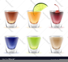 Colourful Alcohol Shots Image