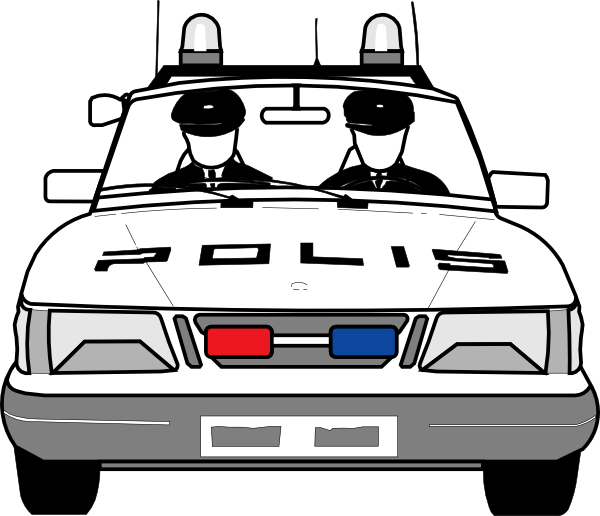 animated clip art police car - photo #12