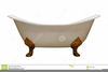 Clawfoot Tub Clipart Image