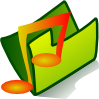 Audio Folder Clip Art