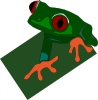 Red Eyed Frog Clip Art
