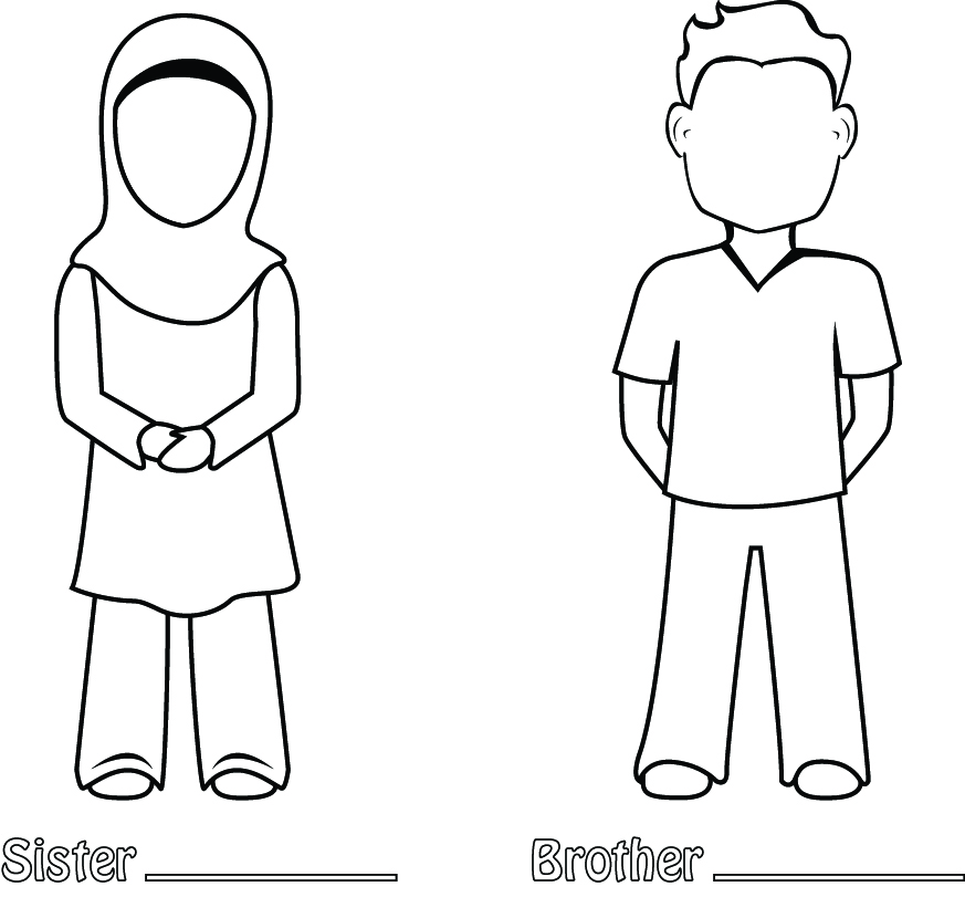 clipart of brother and sister - photo #47