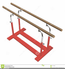 Gymnastics Bars Clipart Image