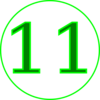 Number 11 Pinoy Clip Art