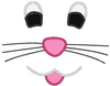 Easter Bunny Face Smile Embroidery Machine Applique Design D Bd A Image