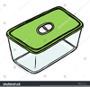 Plastic Container Clipart Image