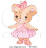 Cute Ballerina Clipart Image