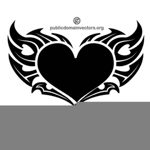 Valentines day background with hearts and arrow, element for design Valentine Arrow Clipart | Free Images at Clker.com - vector clip art
