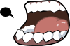 Merzok Dark Mouth Clip Art