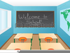 Classroom Icons Vector Image