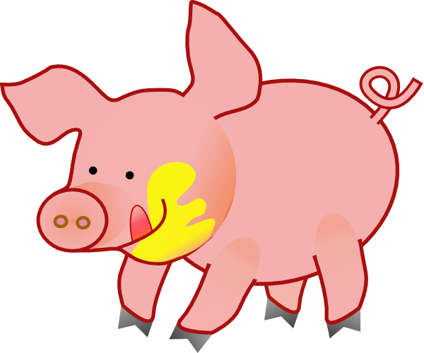 free clipart animated pig - photo #3