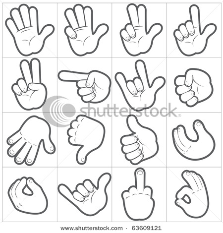 hands cartoon